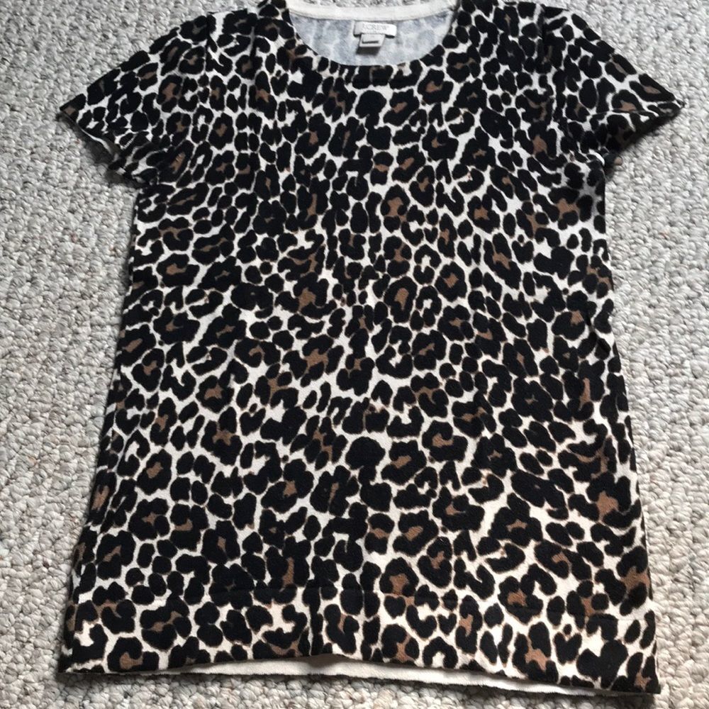 Jcrew leopard sweater